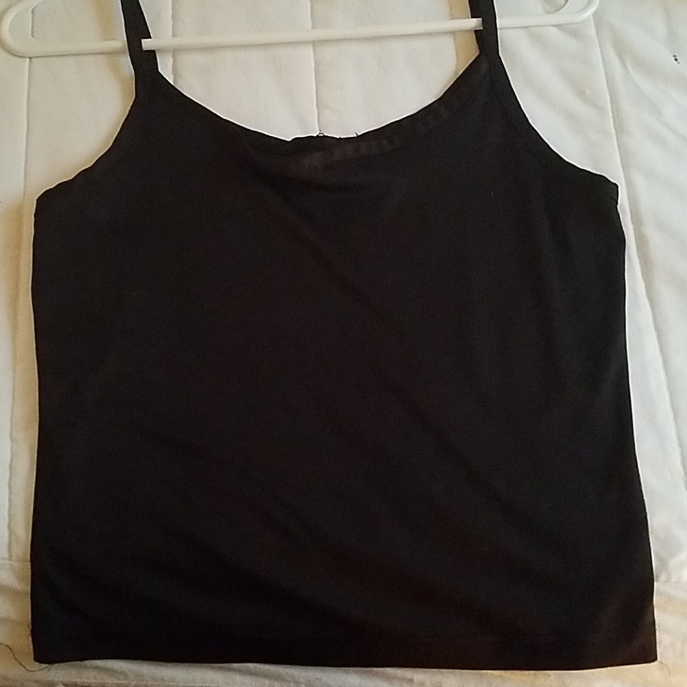 Black tank top